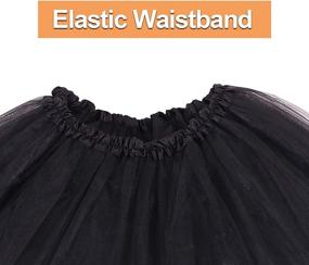 img 1 attached to 💃 Stylish Jasmine Tutus for Women: 3 Layered Tulle Running Tutu Skirts for Active Fashionistas