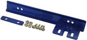 img 1 attached to Universal Blue Front Bumper License Plate Mount Bracket Holder Bar by JDMSPEED - Enhanced SEO