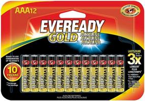 img 4 attached to 🔋 Элементы питания Eveready Gold AAA, щелочные батареи тройного А, упаковка из 12 штук A92BP-12