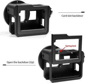 img 2 attached to D&amp;F CNC Protective Case: GoPro Hero 6 Skeleton Frame with UV Lens & Backdoor Design - Ultimate Protection