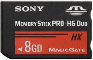 sony 8 gb pro-hg duo hx memory stick mshx8b: black | high-capacity storage solution logo