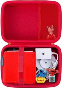 img 4 attached to Aenllosi Hard Carrying Case Replacement For Toniebox Starter Set Nap Time (Red)