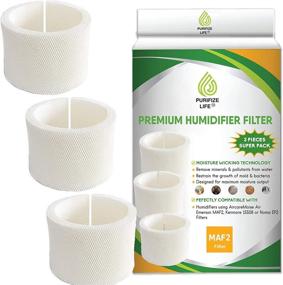 img 4 attached to 🌬️ Enhance Air Quality with PURIFIZE LIFE 3 Pack Premium Replacement Wick Filter for Aircare MAF2 Emerson Moist air Humidifier