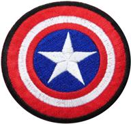 enhance your style with 3.05 inch captain america shield logo decorative patch logo