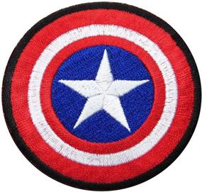 img 4 attached to Enhance Your Style with 3.05 Inch Captain America Shield Logo Decorative Patch