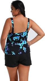 img 3 attached to Tankini Swimsuits Bathing Swimwear Boyshort Sports & Fitness in Water Sports