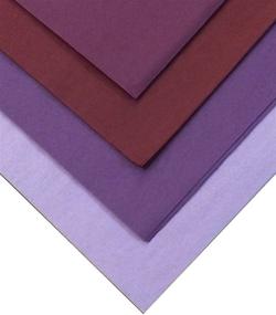 img 1 attached to 🎉 Assorted Mixed Color Plum Lavender Violet Purple Tissue Paper Multi-Pack for Wedding, Baby Shower, Craft, and Gift Decorations - 96 Sheets, 15" x 20