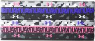 6-pack of under armour graphic headbands for girls - enhanced seo logo