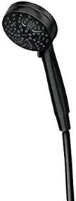 img 4 attached to 🚿 High-Performance Moen Engage Matte Black Handheld Shower with 6-Spray Settings – 2.5 GPM