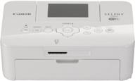 🖨️ discontinued white canon selphy cp910 compact photo printer: portable wireless color printing logo