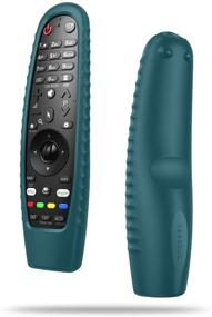 img 4 attached to 📺 Fintie Silicone Protective Case for LG AN-MR600/ AN-MR650/ AN-MR18BA/ AN-MR19BA/ AN-MR20GA TV Remote Control: Anti-Slip, Anti-Lost, Shockproof Magic Remote Cover Sleeve - Dark Cyan