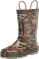 🌧️ boys' kiddie camo rain boot (toddler/little kid) by western chief logo