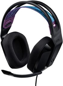 img 4 attached to 🎧 Logitech G335 Wired Gaming Headset with Flip-to-Mute Microphone, 3.5mm Audio Jack, Memory Foam Earpads, Lightweight - Compatible with PC, Playstation, Xbox, Nintendo Switch (Black)