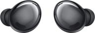 🎧 наушники samsung galaxy buds pro, bluetooth-наушники, полностью беспроводные, с функцией шумоподавления, с зарядным футляром, высококачественный звук, влагозащита, цвет phantom black (американская версия) (восстановленные) логотип