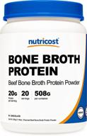 🐄 nutricost beef bone broth protein powder: 20 servings, chocolate flavor - gluten free, non-gmo logo