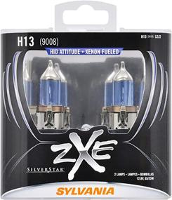 img 4 attached to 💡 Enhance Your Visibility with SYLVANIA H13SZ.PB2 SilverStar zXe High Performance Halogen Headlight Bulb (2 Pack)