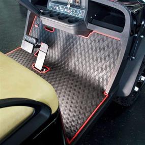 img 4 attached to 🚗 Xtreme Mats EZGO Golf Cart Mat: Ultimate Full Coverage Floor Liner for EZGO TXT (1994+), Express S4 (2012-2020), Valor & Workhorse