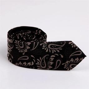 img 3 attached to 👔 PS1111 Matching Patterned Husband Epoint Boys' Accessories: Perfect Neckties Pair for Stylish Young Gentlemen