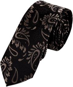 img 4 attached to 👔 PS1111 Matching Patterned Husband Epoint Boys' Accessories: Perfect Neckties Pair for Stylish Young Gentlemen