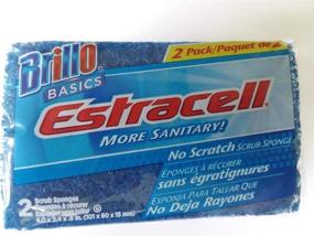 img 1 attached to 🧽 Brillo Basics Estracell No Scratch Scrub Sponge: Gentle and Effective Cleaning for All Surfaces