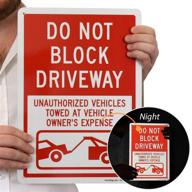 smartsign unblocking driveway unauthorized logo