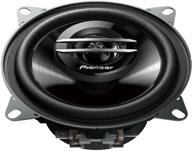 🎵 pioneer ts-g1020f 4" car audio dual cone coaxial speakers: enhanced sound quality for your vehicle logo