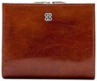 bosca leather womens petite french women's handbags & wallets logo