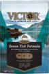 victor ocean fish formula food logo