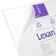 🔲 thick lexan sheet: polycarbonate raw material with nominal thickness logo