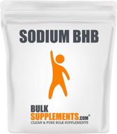 💪 boost keto energy with bulksupplements.com sodium bhb powder - exogenous ketones for optimal performance - keto fuel to power your journey (500 grams - 1.1 lbs) logo