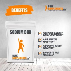 img 2 attached to 💪 Boost Keto Energy with BulkSupplements.com Sodium BHB Powder - Exogenous Ketones for Optimal Performance - Keto Fuel to Power Your Journey (500 Grams - 1.1 lbs)