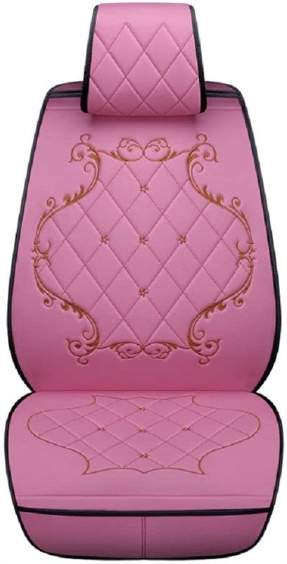 .com: Skysep Crown Car Seat Covers, Fully Surrounded Queen Seat,Winter  Leather Seats Car,PU Leather and 3D Breathable Fabric (Pink) : Automotive