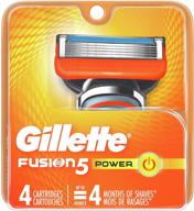 gillette fusion5 men's razor blade refills, pack of 4 logo