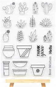 img 4 attached to 🌵 Joyful Cactus Decoration for Scrapbooking Enthusiasts