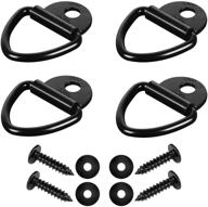 jchl cargo tie-down anchors: heavy-duty 2 inch black steel v-ring bolt-on trailering accessories for trucks, trailers, and warehouses логотип