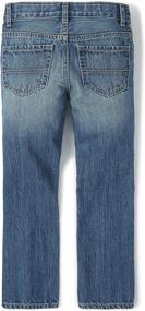 img 2 attached to Stylish and Comfortable: The Children's Place Boys' Basic Bootcut Jeans