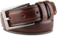 👔 brown classic genuine leather men's belt - fashion size accessories logo