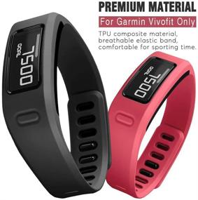 img 3 attached to 🏋️ SKYLET Silicone Replacement Bands for Garmin Vivofit 1 - Colorful Fitness Bands (No Tracker) - Compatible with Garmin Vivofit