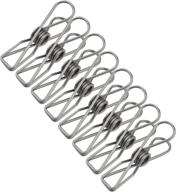 80pcs stainless steel clothes pins - multi-purpose utility clips for laundry, home, office, and kitchen - durable hooks for outdoor and indoor drying - lystaii clothespin clothesline clip 2.2inch логотип