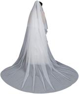 wedding bridal veil cathedral length women's accessories logo