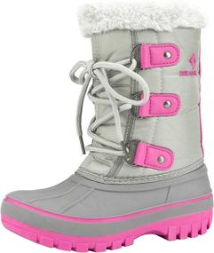 img 4 attached to 👞 DREAM PAIRS Little Forester Fuchsia Boys' Shoes - Boots