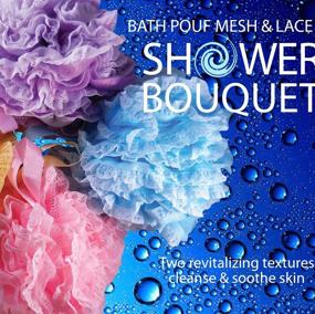img 3 attached to Loofah Sponge Large Shower Bouquet