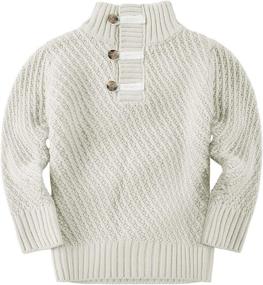 img 4 attached to 👕 Makkrom Pullover Sweaters: Stylish Turtleneck Comfort for Boys' Clothing - A Must-Have Sweater Collection