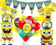 🎉 spongebob squarepants party supplies: 39pcs balloons for kids birthday, baby shower, and theme parties logo