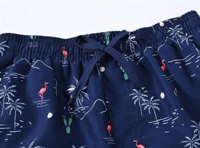 img 2 attached to 🐠 Blue Fish Printed Pockets Akula Swimsuit - Boys' Clothing