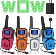 utooby rechargeable easy walkie talkie with 12x1000mah battery ideal for thanksgiving gathering logo
