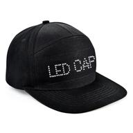 🧢 alavisxf xx led cap - detachable led display bluetooth adjustable cool led hat for party christmas (black) logo