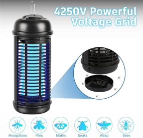 img 1 attached to 🦟 Efficient 18W Electric Mosquito Bug Zapper Light Bulb: Powerful 4250V Outdoor Insect Killer with Waterproof Design - Ideal Pest Control Solution for Backyard, Patio, Porch, and Deck + Ultraviolet Mosquito Attractant