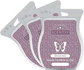 img 1 attached to Scentsy Welcome Home Wax Melts - 3.2oz Bar, Wickless Candle Tarts Warmer - 3-Pack (3)