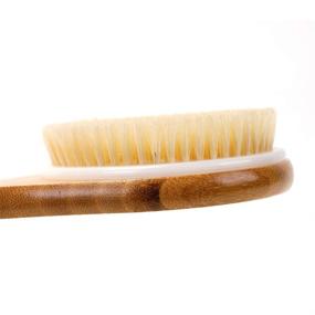 img 2 attached to 🚿 Zhurson Dry Bath Body Brush Back Scrubber with Long Wooden Handle - Exfoliating, Stimulate Blood Circulation, Improve Lymphatic System, Accelerate Metabolism